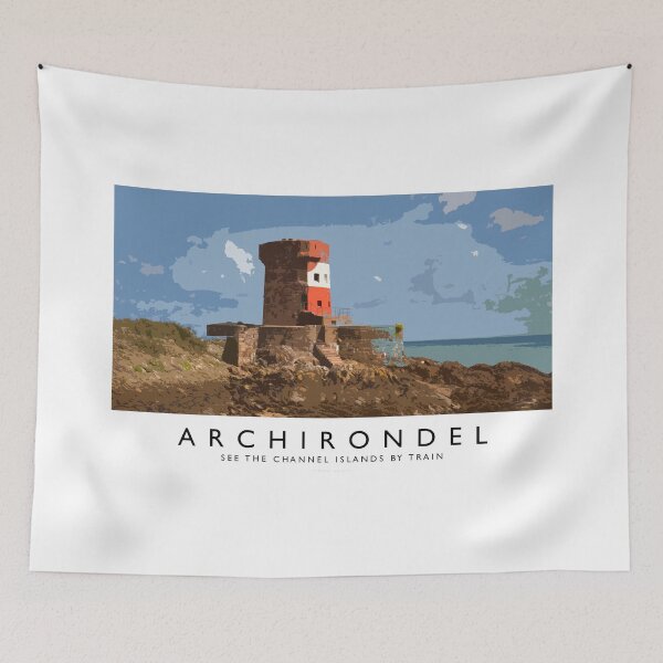 Item preview, Archirondel (Railway Poster) designed and sold by andrewroland.
