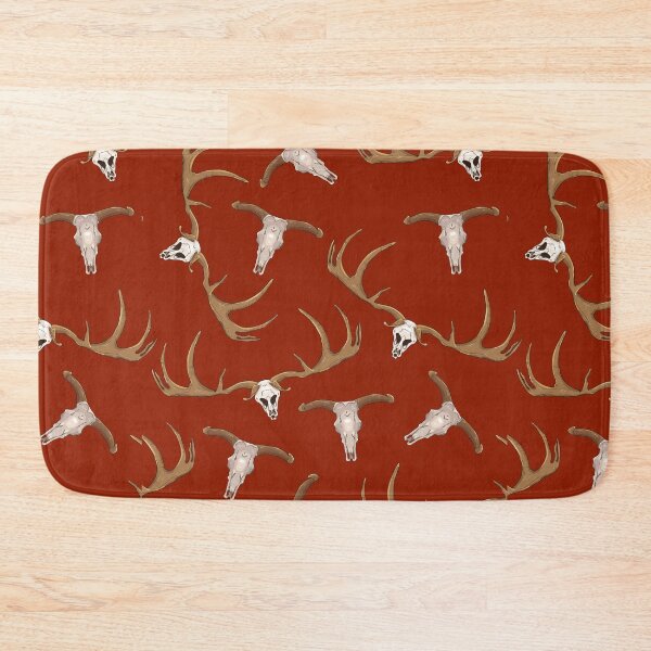 Item preview, Skull on a red background designed and sold by Elsbet.