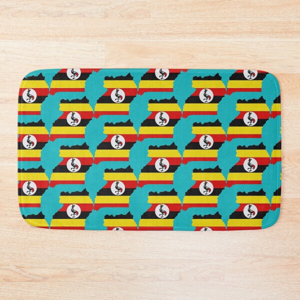 Item preview, Uganda Map With Ugandan Flag designed and sold by Havocgirl.
