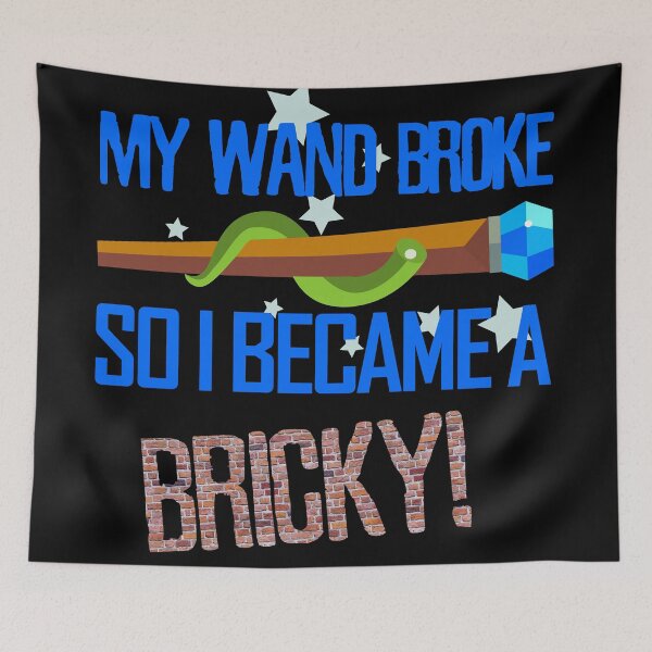 Item preview, My wand broke so I became a bricky designed and sold by Kam-designs.