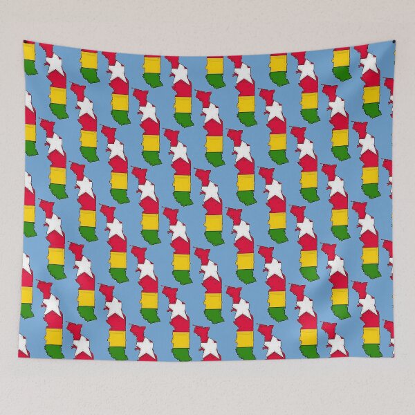 Item preview, Togo Map With Togolese Flag designed and sold by Havocgirl.
