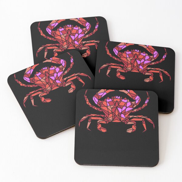Item preview, Geometric Crab Seafood Design For Chefs designed and sold by Stoffgiraffe.