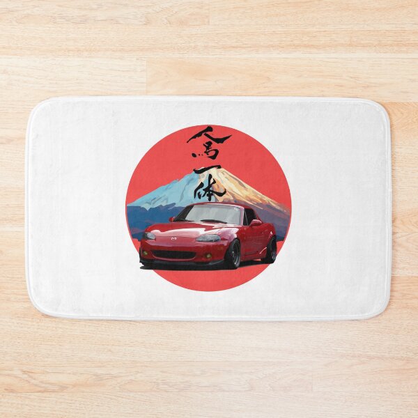 Item preview, Red NB Mazda Miata / MX-5 - Mount Fuji Jinba Ittai Roadster Life  designed and sold by mudfleap.