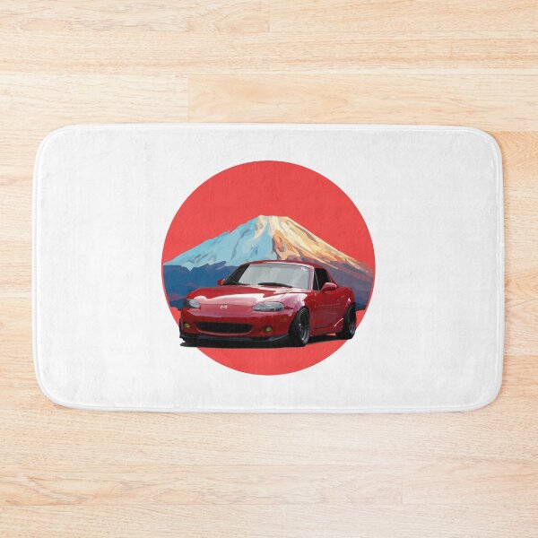 Item preview, Simple Red NB Mazda Miata / MX-5 - Mount Fuji Jinba Ittai Roadster Life  designed and sold by mudfleap.