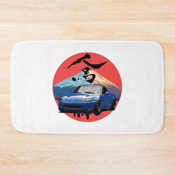 Item preview, Blue NB Mazda Miata / MX-5 - Mount Fuji Jinba Ittai Roadster Life  designed and sold by mudfleap.