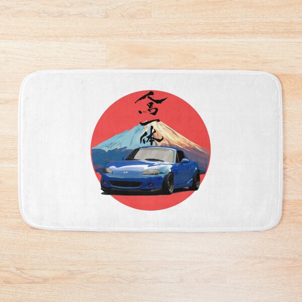 Item preview, Blue NB Mazda Miata / MX-5 - Mount Fuji Jinba Ittai Roadster Life  designed and sold by mudfleap.