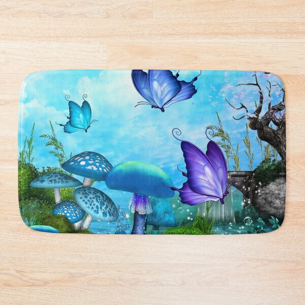 Item preview, Mystic Whimsey Butterfly Pond Fantasy designed and sold by bohemianbound.