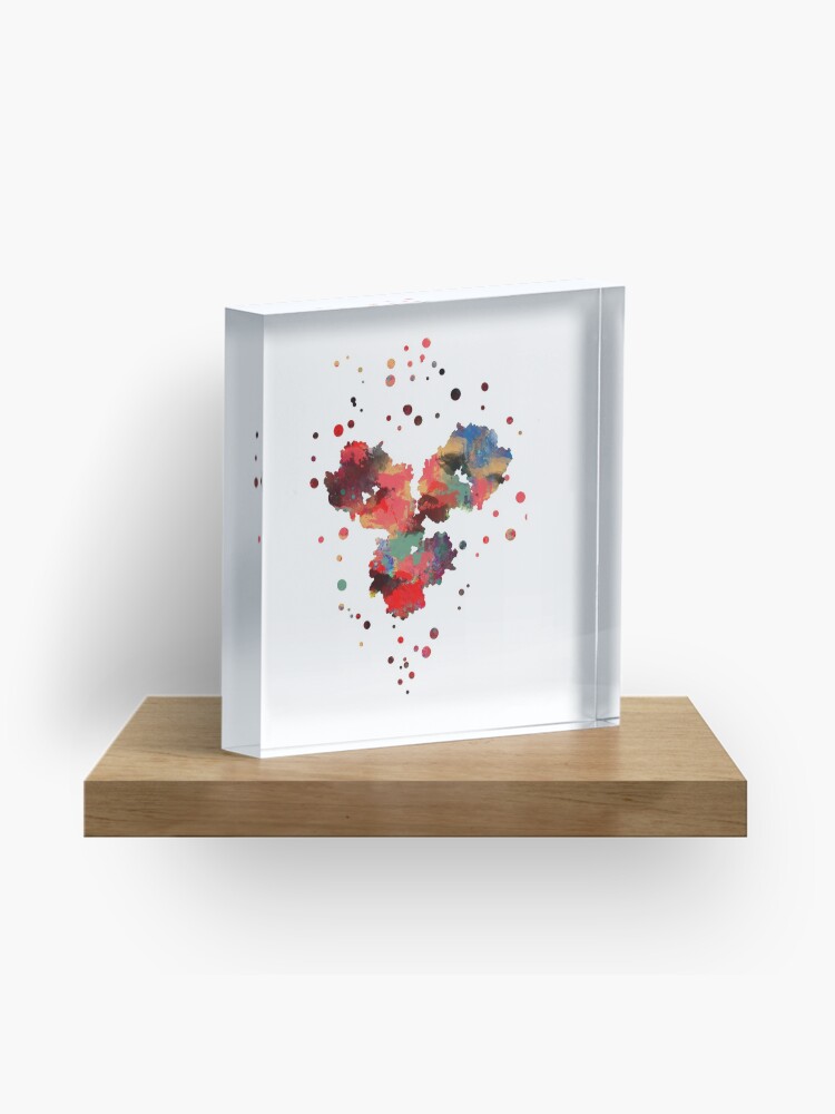 Thumbnail 1 of 5, Acrylic Block, Antibody molecule designed and sold by Rosaliartbook.