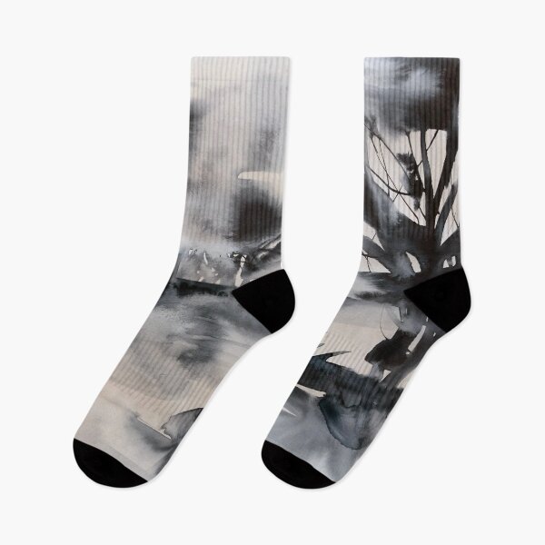 Item preview, monochrome landscape designed and sold by Marianna Tankelevich.