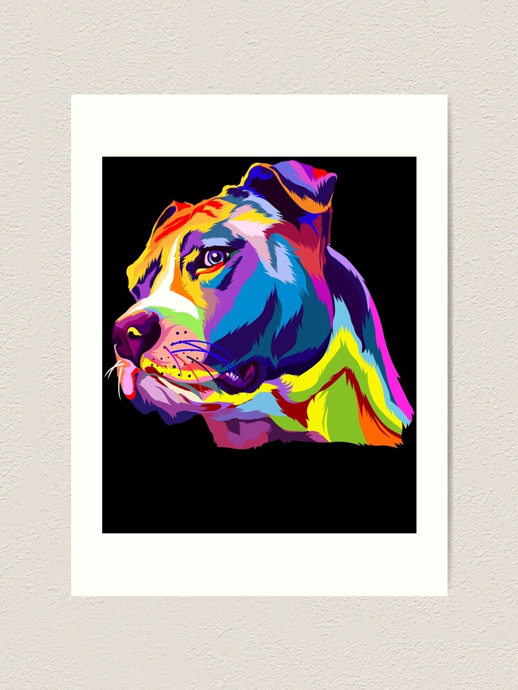 Pitbull portrait Jigsaw Puzzle for Sale by Witty-Kids