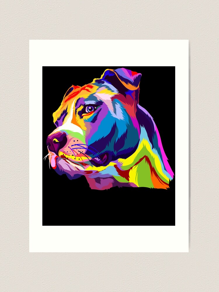 Pitbull Dog Pop Art Personalized Jigsaw Puzzle