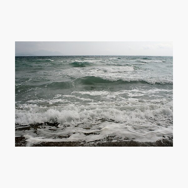 Kos - Waves Magic beach Photographic Print