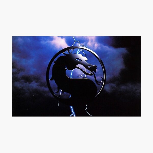 Mortal Kombat Black Dragon Photographic Print