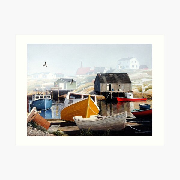 Colourful Cove Art Print