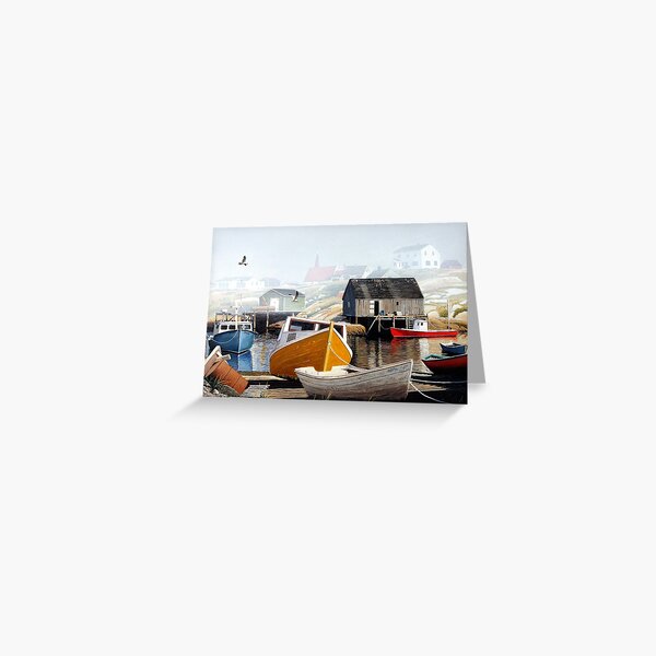 Colourful Cove Greeting Card