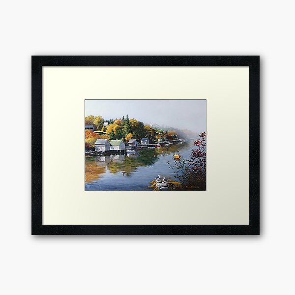 Hackett's Cove Nova Scotia Framed Art Print
