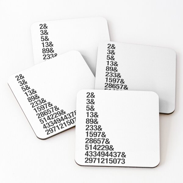 Item preview, fibonacci prime numbers list designed and sold by azule1.