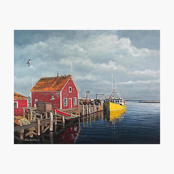 Tied Up - John's Cove Photographic Print