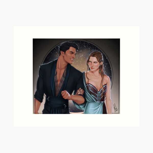 Hoher Lord und Dame Kunstdruck