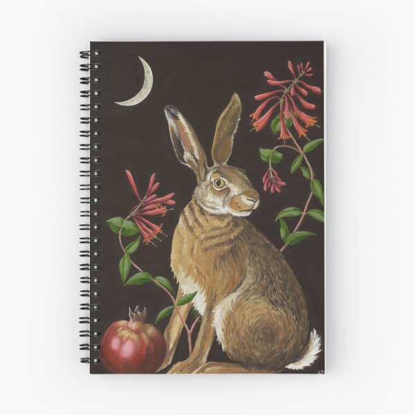 Item preview, Ostara Hare Honeysuckle Pomegranate designed and sold by adorwardartist.