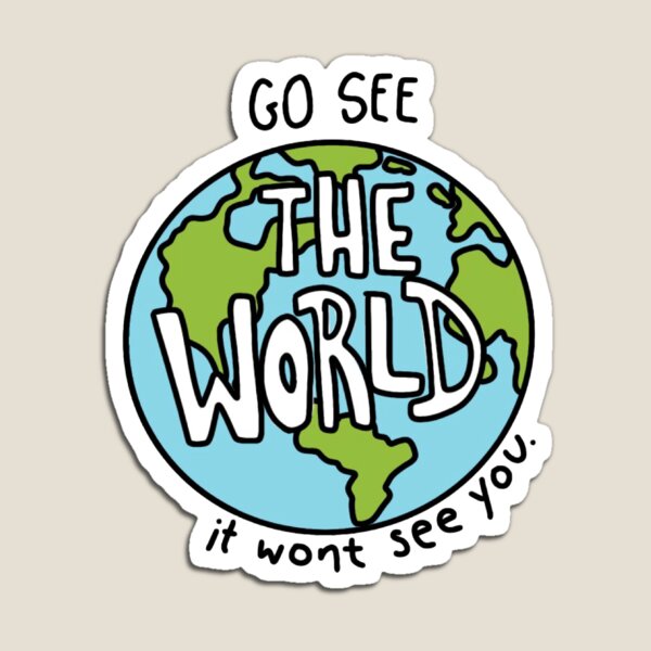 Item preview, go see the world designed and sold by laurenfitz.