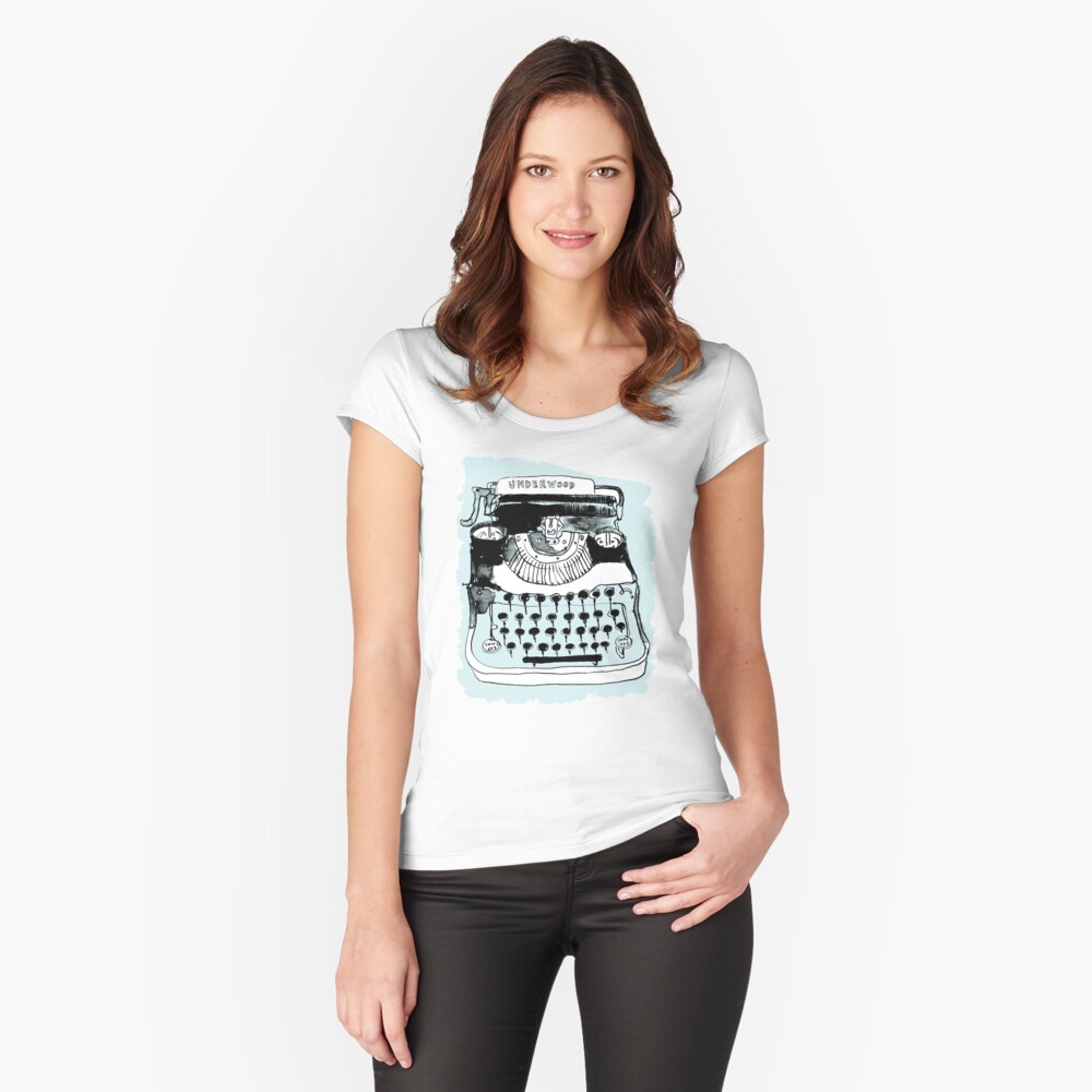 Item preview, Fitted Scoop T-Shirt designed and sold by zoes.
