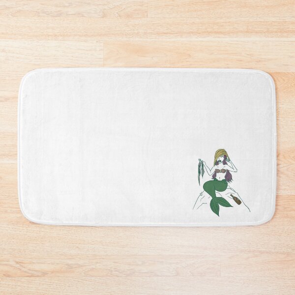 Item preview, Less plastic, save mermaids designed and sold by happyfox.