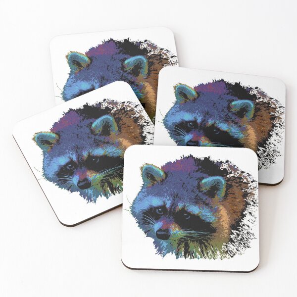 Item preview, Raccoon cartoon designed and sold by cuprum.
