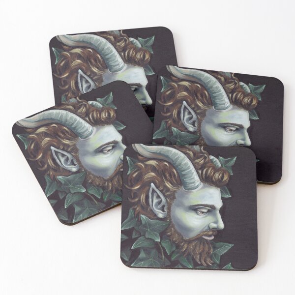 Item preview, Greek God Pan Portrait designed and sold by adorwardartist.