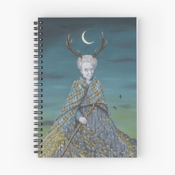 Item preview, Cailleach Scottish Crone Goddess designed and sold by adorwardartist.