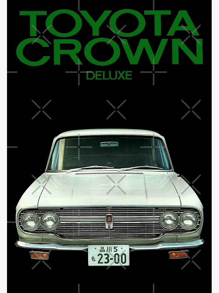 "TOYOTA CROWN" Poster for Sale by ThrowbackM2 | Redbubble