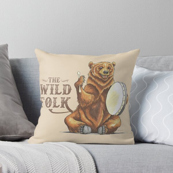 Item preview, The Wild Folk - Bear on Bodhran designed and sold by shiro.