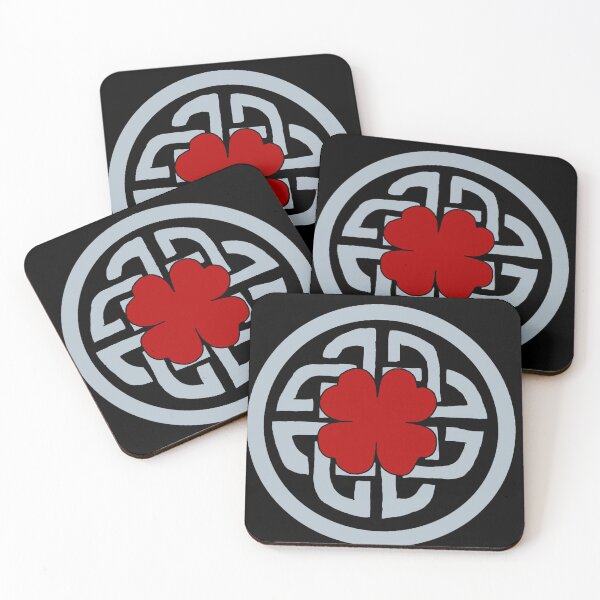 Item preview, Red Blackwood's clover designed and sold by Dannyballsub.