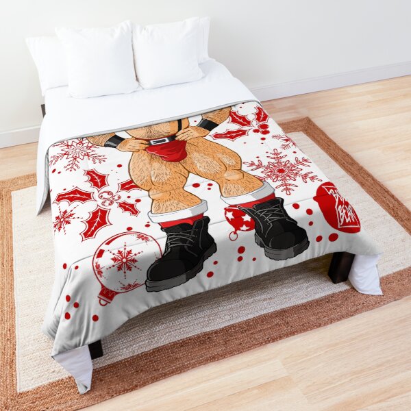 ADAM LIKES SANTA - RED XMAS Comforter