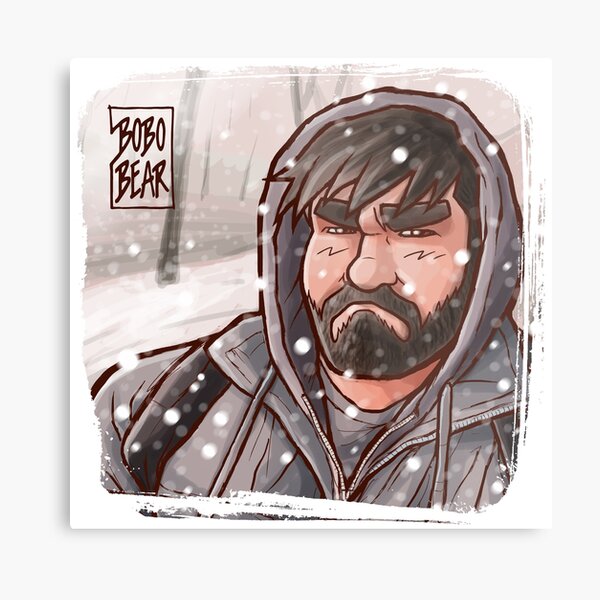 ADAM LIKES TO BE GRUMPY Metal Print