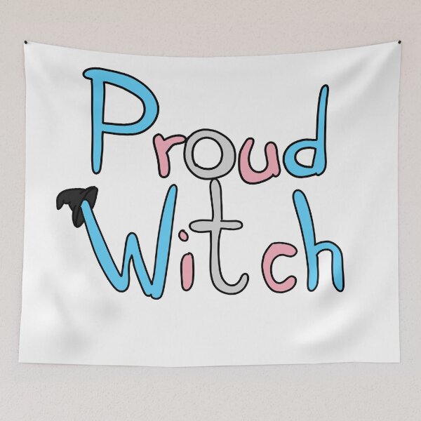 Item preview, Proud Witch Transgender variation designed and sold by CycloneCrafts.