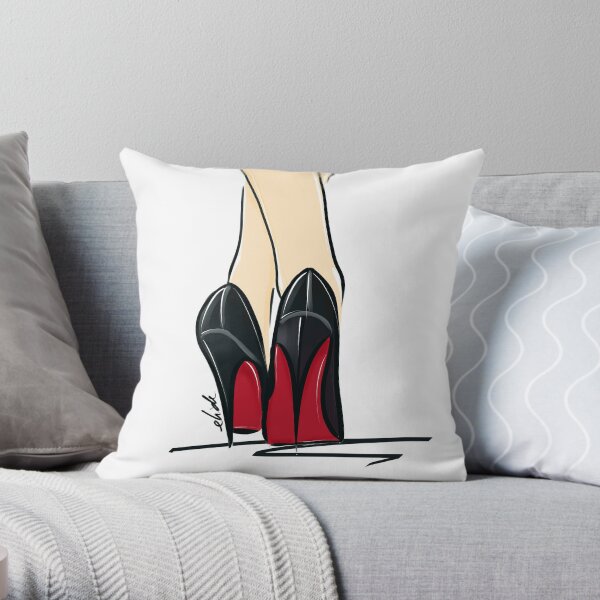 high heels Throw Pillow