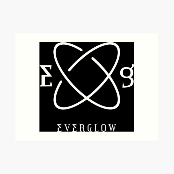 Kpop Girlgroup Everglow Official Logo Tshirt Hoodie Case Art Print By Lysavn Redbubble