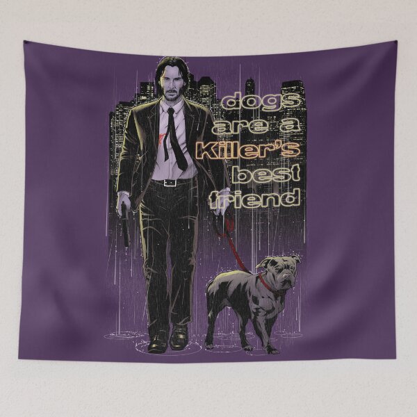 Item preview, Dogs are a killer's best friend (color version) designed and sold by saqman.