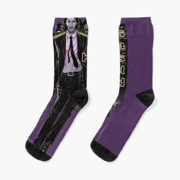 Dogs are a killer's best friend (color version) Socks
