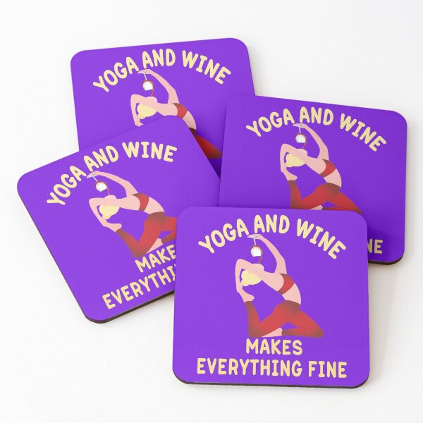Item preview, Pilates and Wine Makes Everything Fine designed and sold by RampedUpUK.