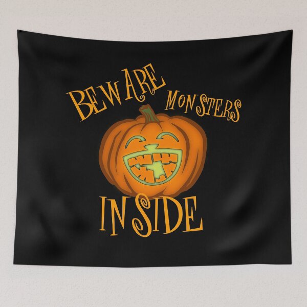 Item preview, Beware, Monsters Inside designed and sold by Bunnywoop.