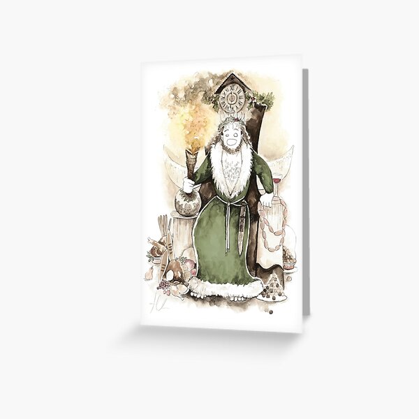Spirit of Christmas Present Greeting Card