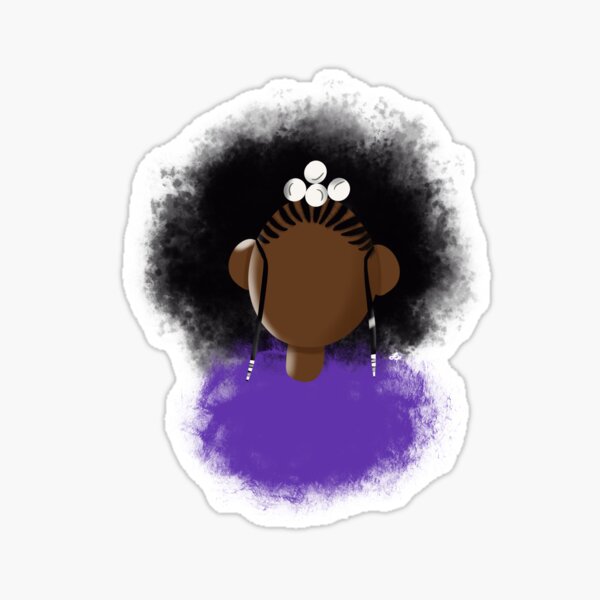 Pretty in Purple Sticker