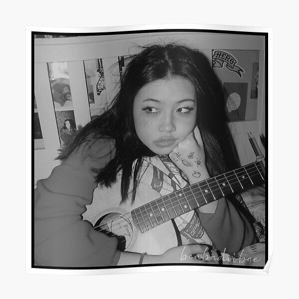 Beabadoobee playing guitar Poster