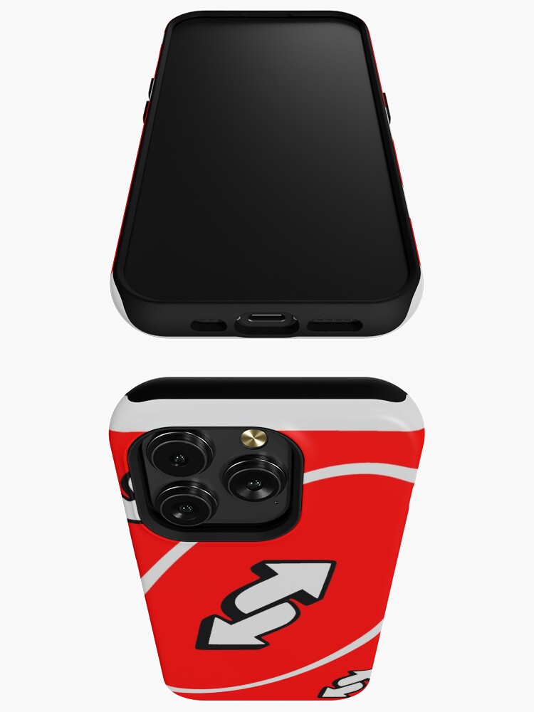 Red Uno Reverse Card iPhone Case for Sale by SnotDesigns