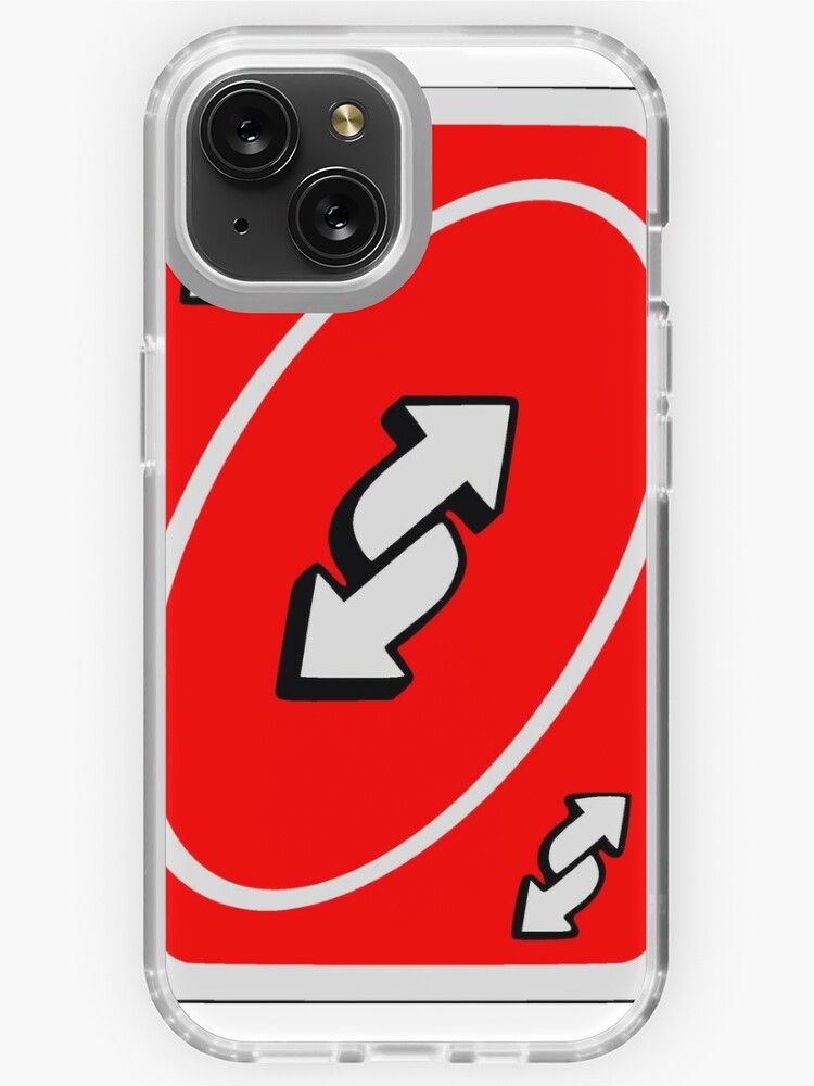 Red Uno Reverse Card iPhone Case for Sale by SnotDesigns