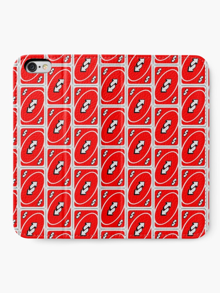 Red Uno Reverse Card iPhone Case for Sale by SnotDesigns