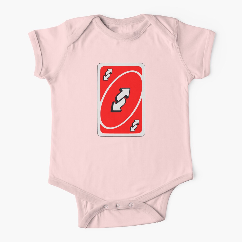 Red Uno Reverse Card  Baby One-Piece for Sale by Rosemoon2k