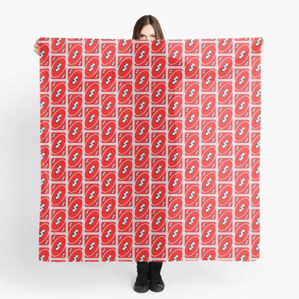 Red Uno Reverse Scarves for Sale